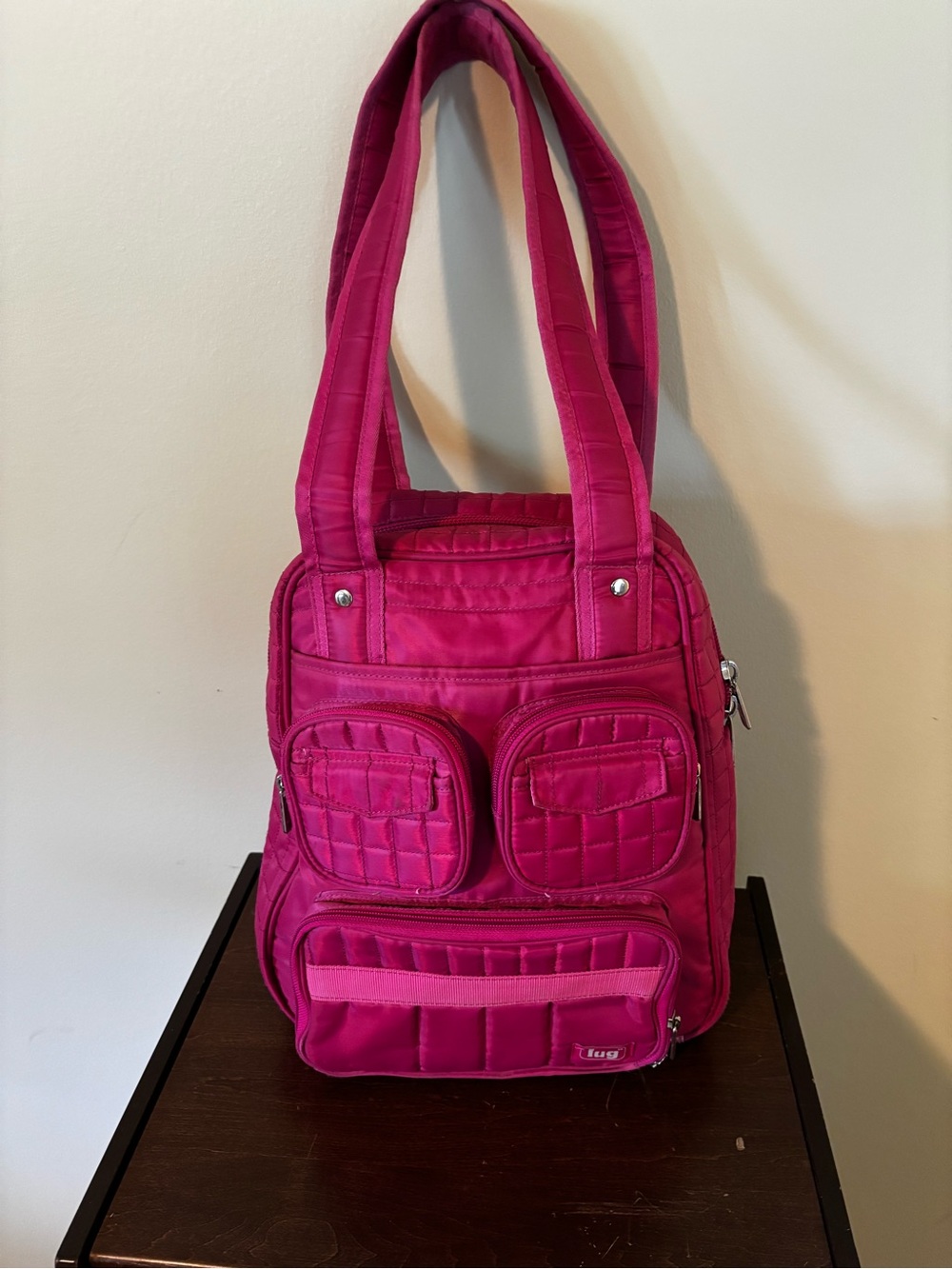 “LUG” Hot Pink Puddle Jumper Tote Bag